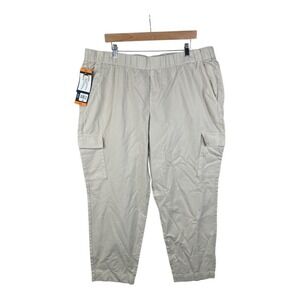NWT GAP‎ Women's Twill Cargo Pants size XXL Tan